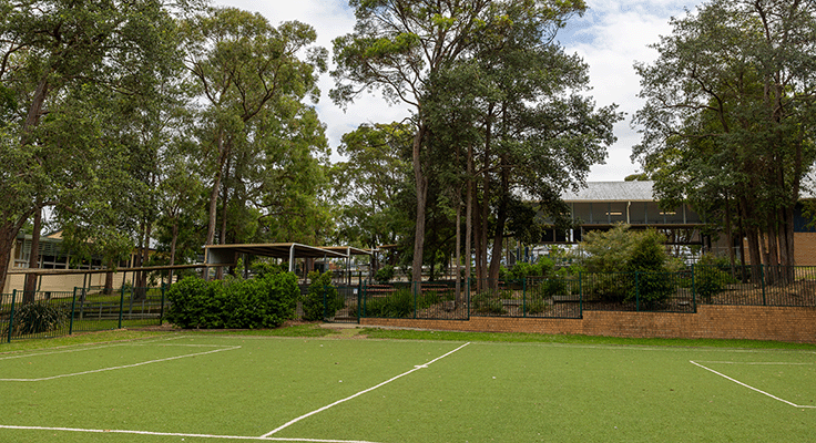 School sports field